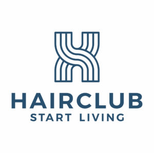 Hair Club white logo